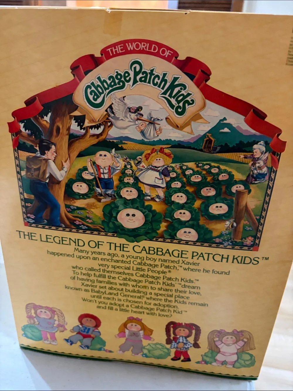 - Classic Collectible Cabbage Patch Baby Doll in original box.